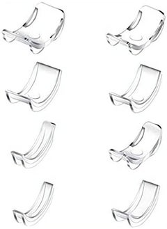 Ring Size Adjuster, 8 Pcs Invisible Ring Size Adjuster for Loose Rings with 8 Sizes, Ring Adjuster Fit Any Rings Guard Spacer, Ring Size Reducer Spacer Ring Guard