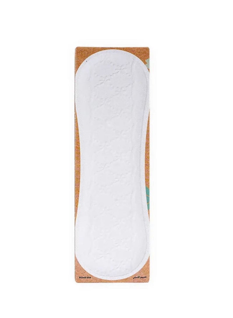 Carefree 100% Organic Cotton Topsheet Long Size 24 Pads - Image 3