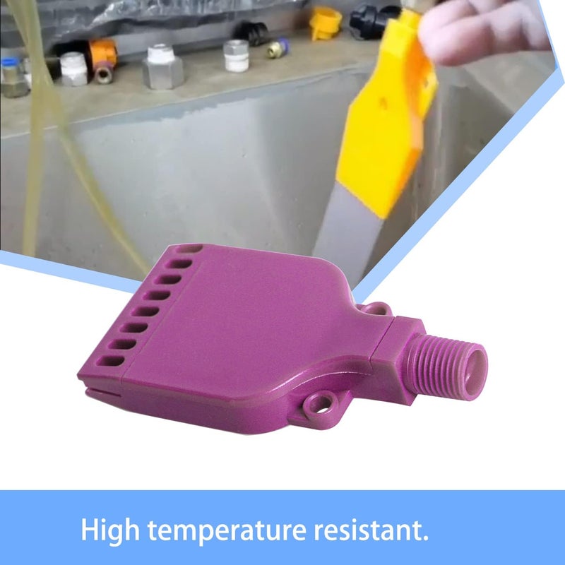 Aopin Blowing Wind Nozzle G1/4 Male, Flat Air Nozzle Orifice, ABS Air Wind Nozzle Air Spray Nozzle Jet Nozzle Suitable for Compressed Air Machine Accessory, To Dust Removal, Air Drying 1 Pcs - Image 5