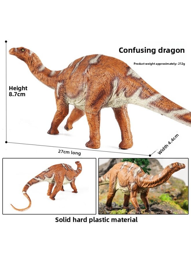 Simulation Jurassic Solid Dinosaur Puzzle Dragon Toy Model Lei Long Liang Long Earthquake Dragon Children Gift Ornaments-Color:XGL Solid Puzzle Dragon - Image 1