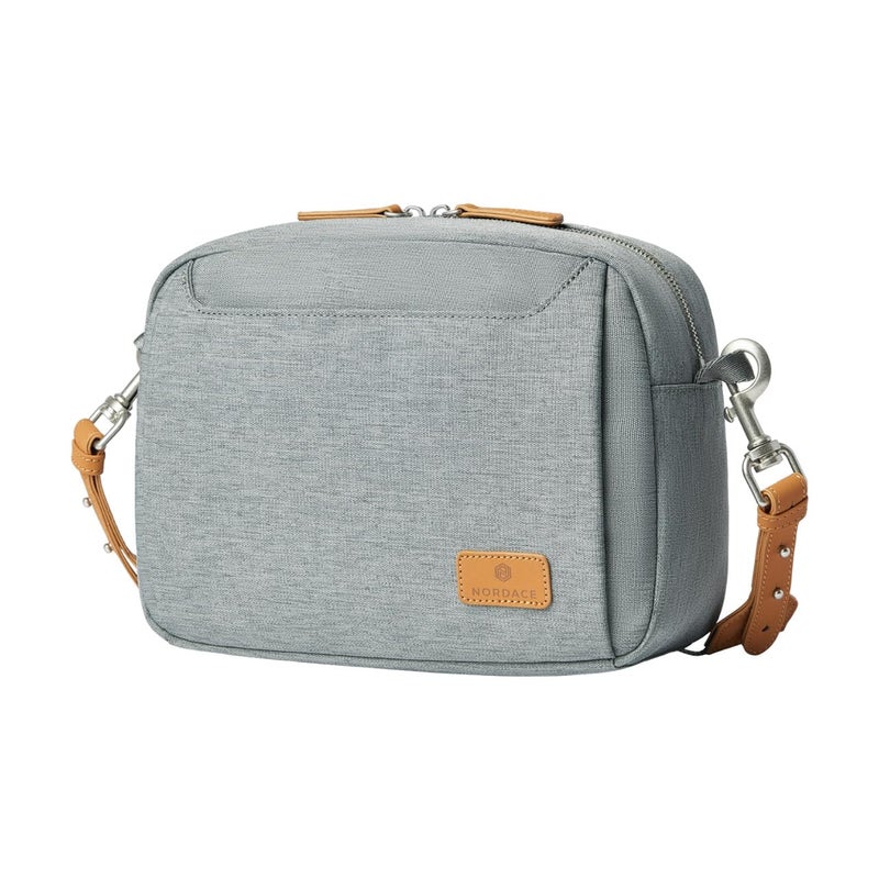 Nordace Siena Pro Travel Crossbody Bag - Compact, Secure, and Stylish for Everyday and Adventure (Gray) - Image 1