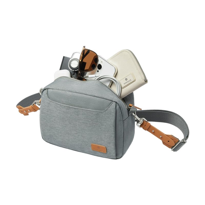 Nordace Siena Pro Travel Crossbody Bag - Compact, Secure, and Stylish for Everyday and Adventure (Gray) - Image 5