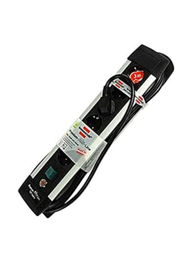 Brennenstuhl مقبس تمديد ممتاز من مادة الألولين بستة اتجاهات