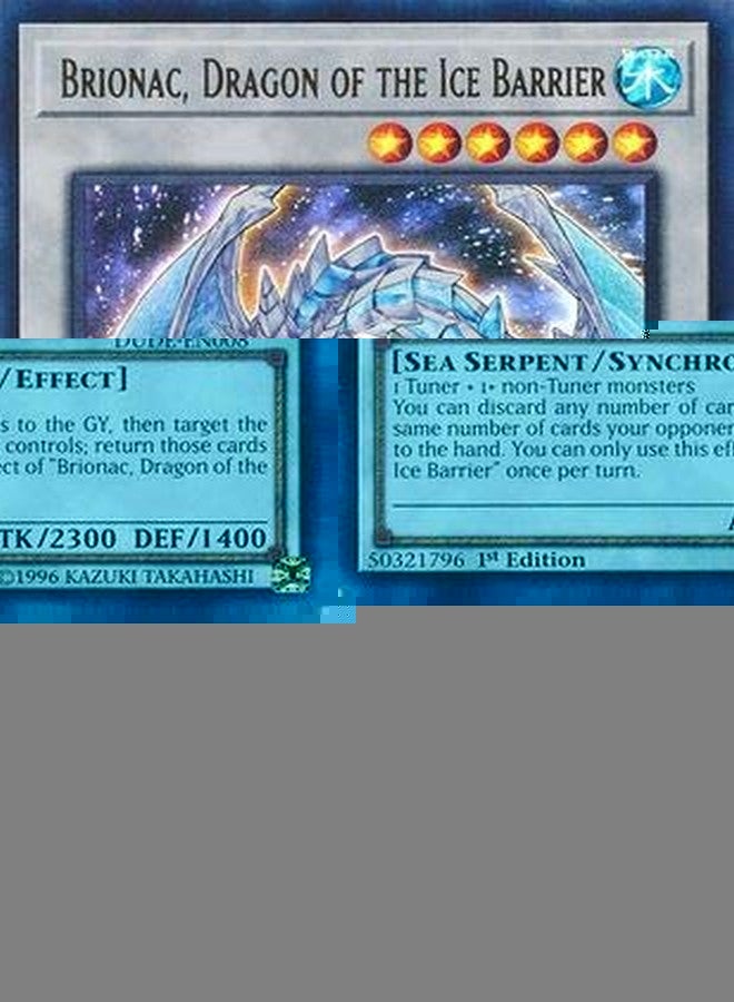 Yu-Gi-Oh! - Brionac, Dragon of The Ice Barrier - DUDE-EN008 - Ultra Rare - 1st Edition - Duel Devastator