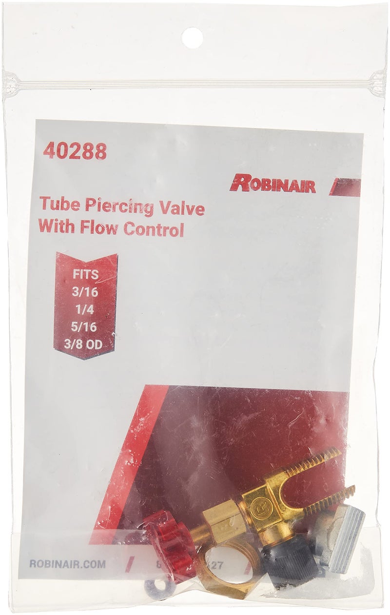 Robinair 40288 Line Piercing Valve for 3/16", 1/4", 5/16", 3/8" OD Tubing - Image 5