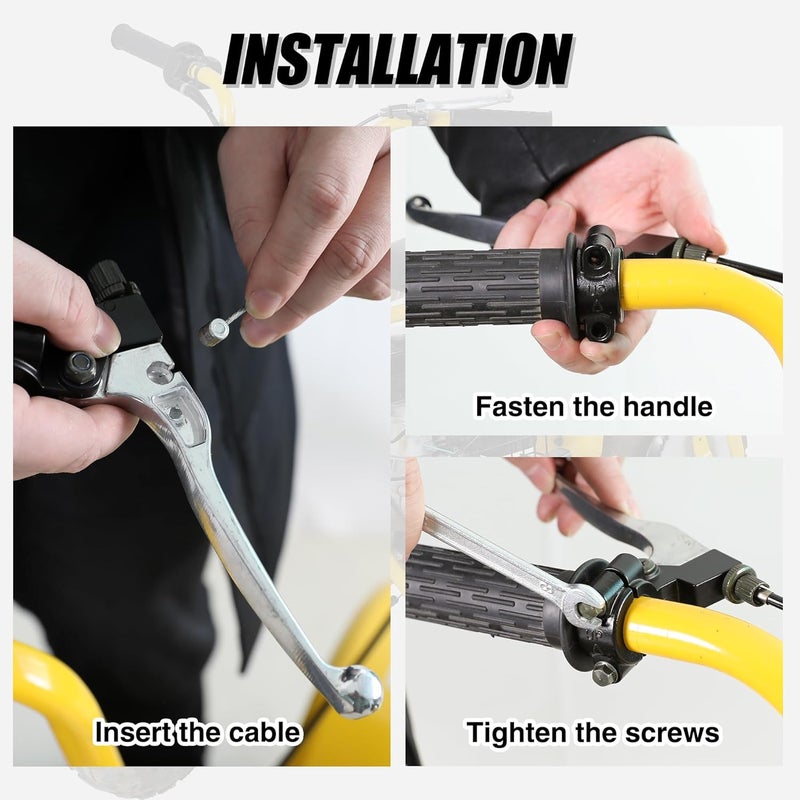 YOXUFA Mini Bike Throttle and Brake Lever Assembly - Image 4