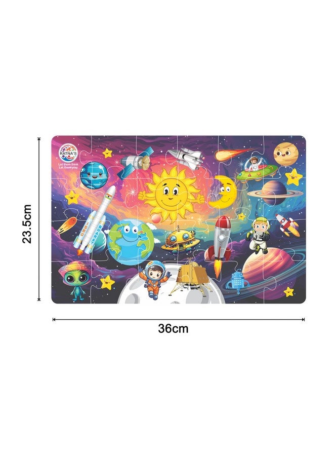RATNA'S Chandrayaan Little Jigsaw Puzzle 24 Pcs For Kids 3+ Years (Puzzle Size 36 Cm X 23.5 Cm) - Image 2