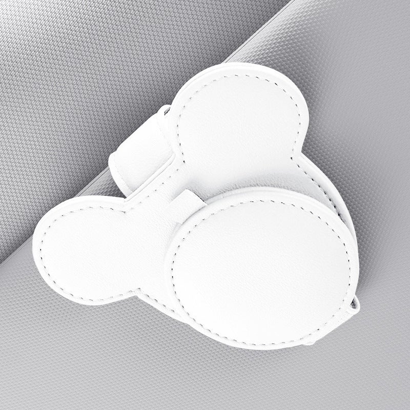 Car Sun Visor Glasses Clip Multifunctional Card Holder Storage Car Sunglasses Storage Car Creative Bill Holder - Image 1