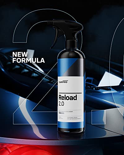 CARPRO Reload 2.0 Spray Sealant, Silica + Siloxane Ceramic Spray for Ceramic Coating, Super Hydrophobic, Self-Cleaning: Improved Gloss, Slickness, Water Spot & Chemical Resistance - 500mL (17oz) - Image 2