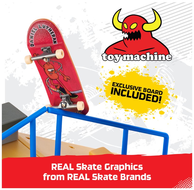 Tech Deck, Jump N’ Grind X-Connect Park Creator, Customizable and Buildable Ramp Set with Exclusive Fingerboard, Kids Toy for Ages 6 and up - Image 2