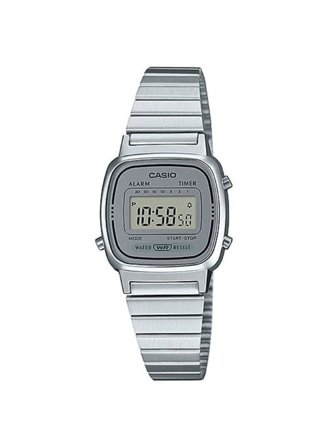 CASIO Stainless Steel Digital Wrist Watch LA670WA-7DF - Image 1