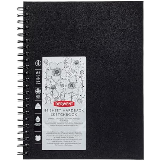 SKETCH BOOK, BIG BOOK DRAWING PAD, A4, 8.27 X 11.69 - Image 1