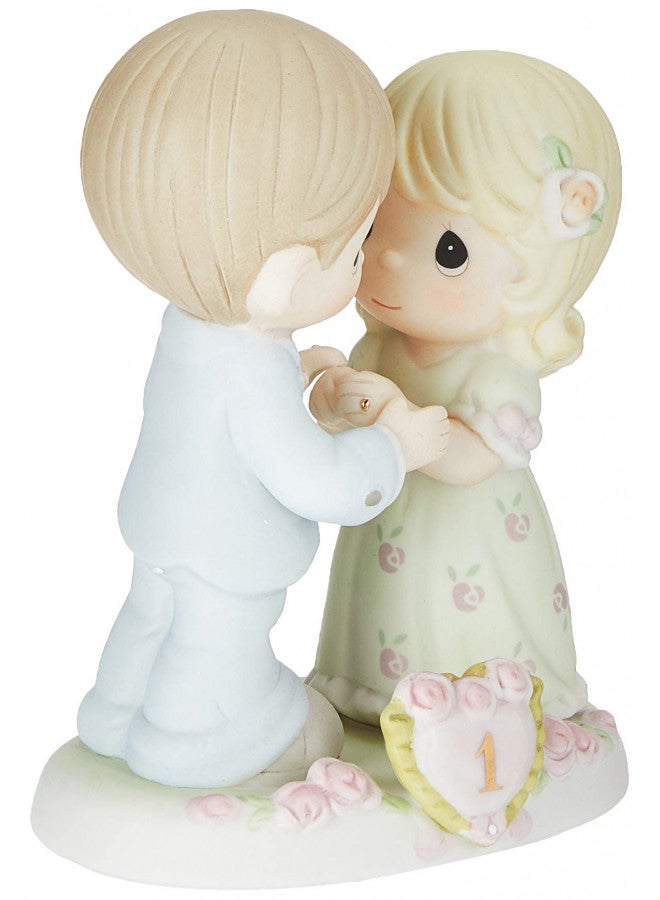 Precious Moments Precious Moments, A Whole Year Filled With Special Moments, 1st Anniversary, Bisque Porcelain Figurine, 115910,Multicolor - Image 2