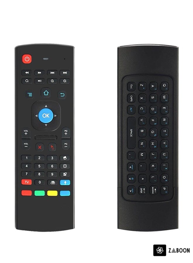 Zaboon VCR Remote Control Black/Red/Green