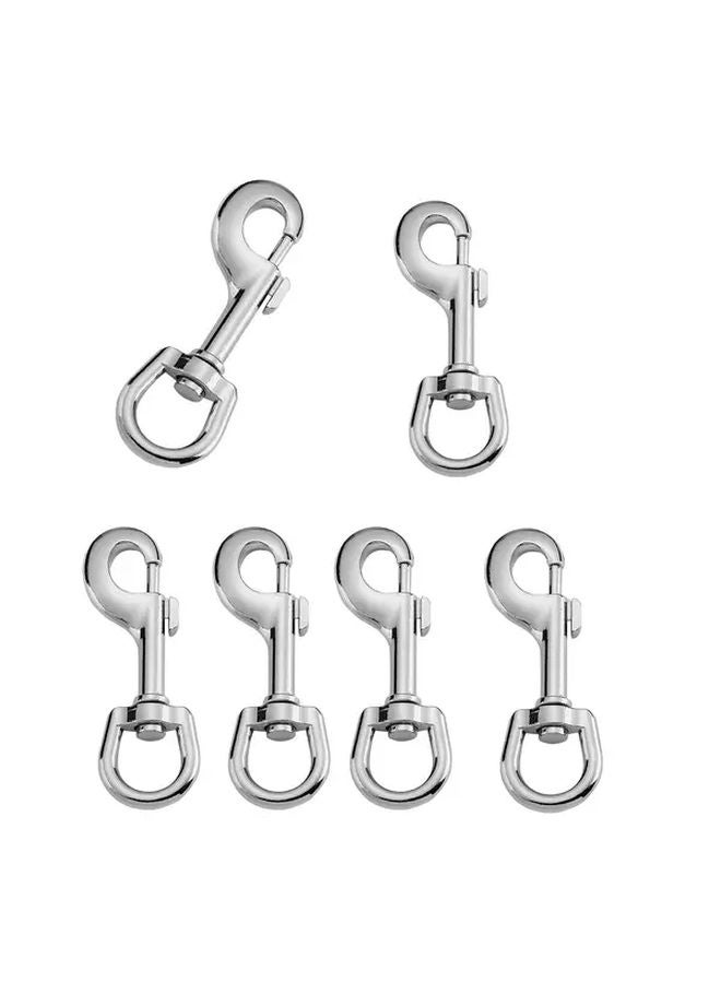 6pcs Zinc Alloy Rotating Snap Hook for Pet Leashes Camping Hammocks Keychains - Image 2