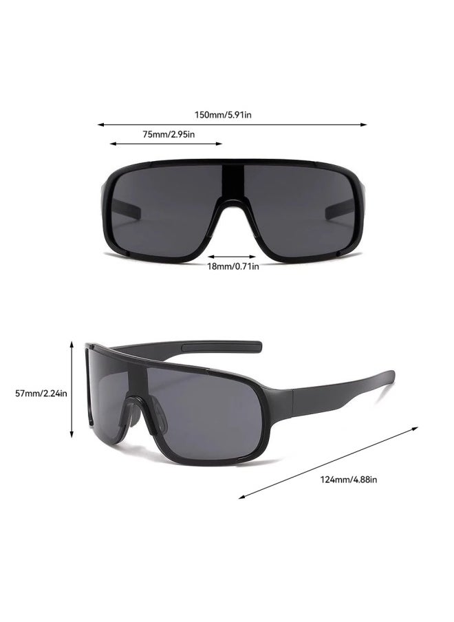 Generic - New Goggles Cycling Sunglasses Men Women Sport Road Mtb Mountain Bike Glasses Eyewear Sun Glasses-Color:White frame silver - Image 1