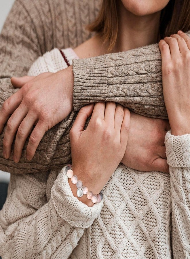 Your Always Charm هدايا التعزية لفقدان الأحباء أساور تذكارية للنساء سوار كريستالي للشفاء مع سحر القلب هدايا تذكارية للحزن للزوجة والأم - Image 3