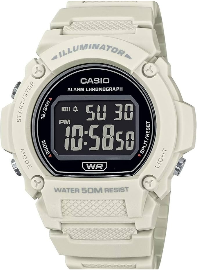 CasioW219H Series Men s Digital Watch 50M WR LED Illuminator 100 SEC Chronograph 1/100 SEC Stopwatch Daily Alarm Hourly Time Signal Auto Calendar 7 Year Battery - pzsku/Z6F833C93AB8E4D7FE5B7Z/45/_/1738949029/c3ecbd23-c3b2-4d88-9e12-e8924bf07ea5