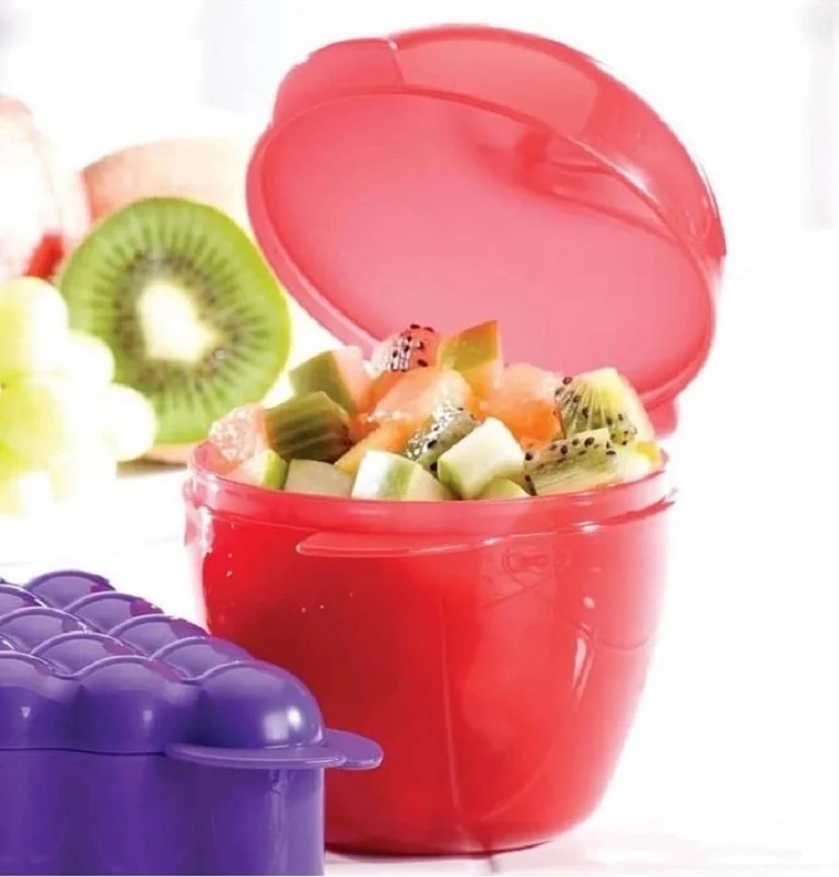 Tupperware Apple Hide Spice Storage Container Pink Hsgl