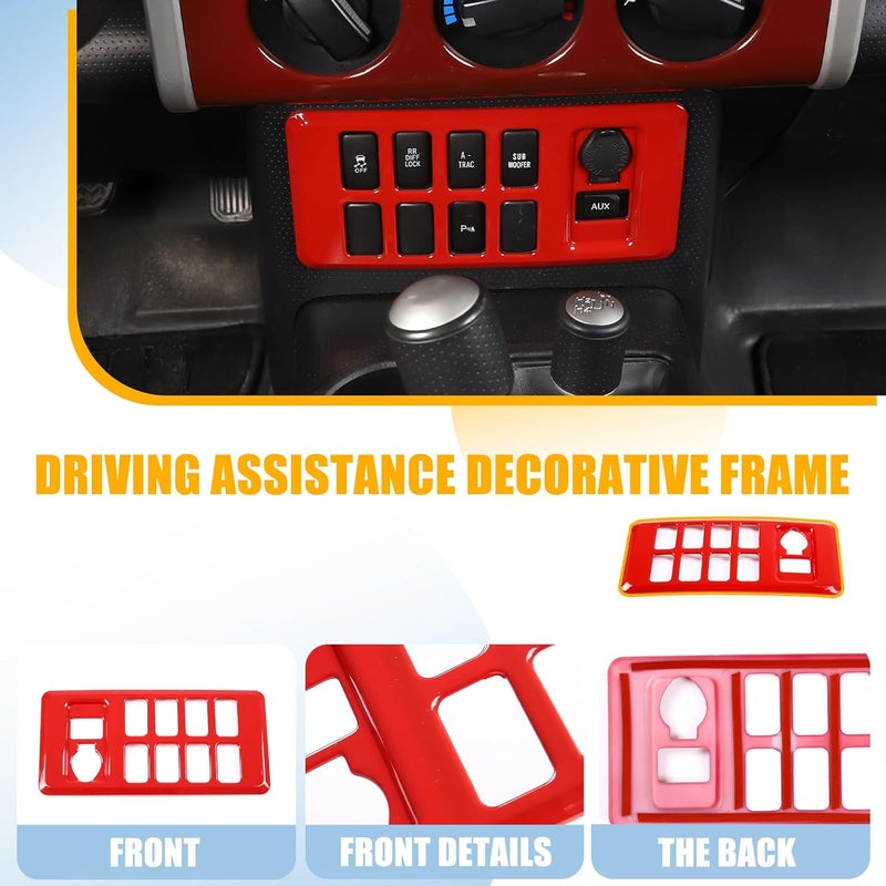 LLKUANG ABS Center Console Cover for Toyota FJ Cruiser - Image 5