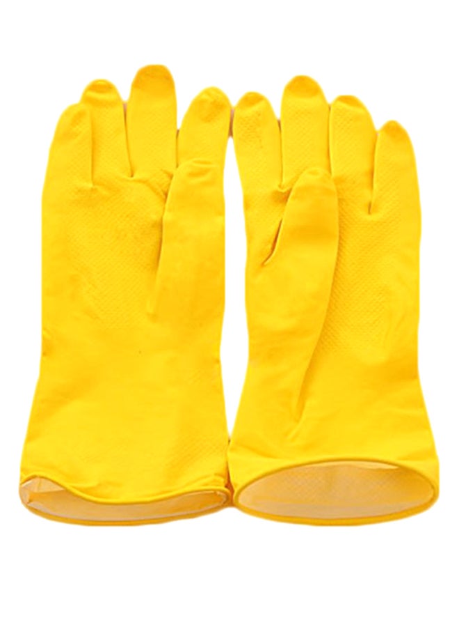 Pair Of Laundry Gloves Yellow