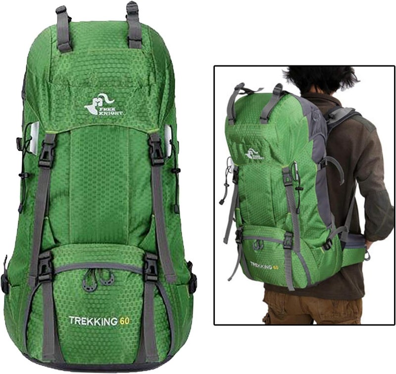 Lightweight Backpack 60L Large Capacity Rucksack, HighPerformance Backpack Day Pack for Backpacking, Hiking, Camping - Image 4