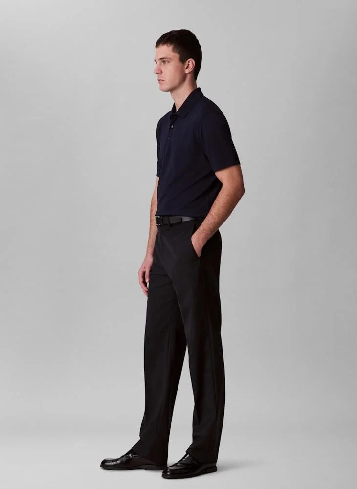 CALVIN KLEIN  Stripe Strech Jacquard Polo for Men | Best Price UAE