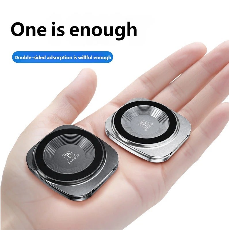Oatsbasf Eary Gym Magnetic Phone Holder Mount For Wall Portable Aluminum Metal Stand With Foldable Pocket Size Gym Essentials Accessories - Image 4