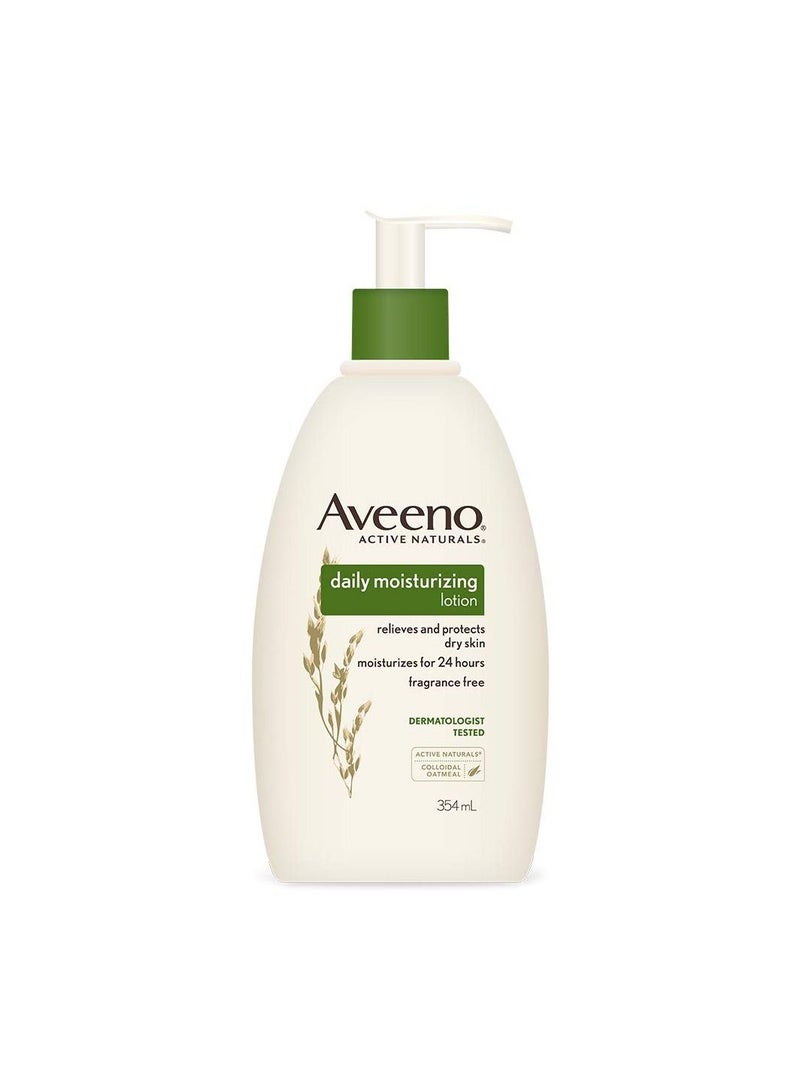 Aveeno Daily Moisturizing Lotion For Normal To Dry Skin With Oats 354ml  - Image 1