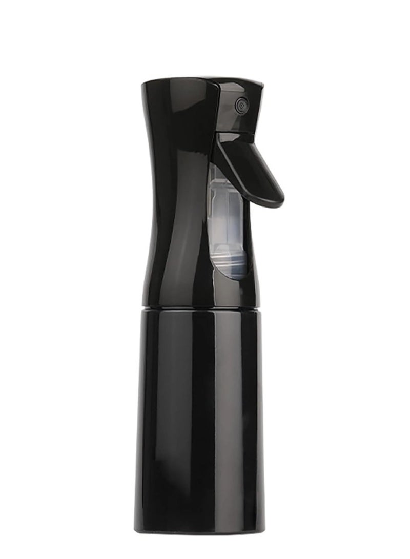 تي نيوفون زجاجة رذاذ متواصلة للشعر - رذاذ فائق النعومة، قابلة لإعادة التعبئة ومقاومة للتسرب - مثالية للشعر المجعد، والصالونات، والنباتات، والتنظيف، والمزيد (أسود 6.8 أونصة / 200 مل) - Image 1