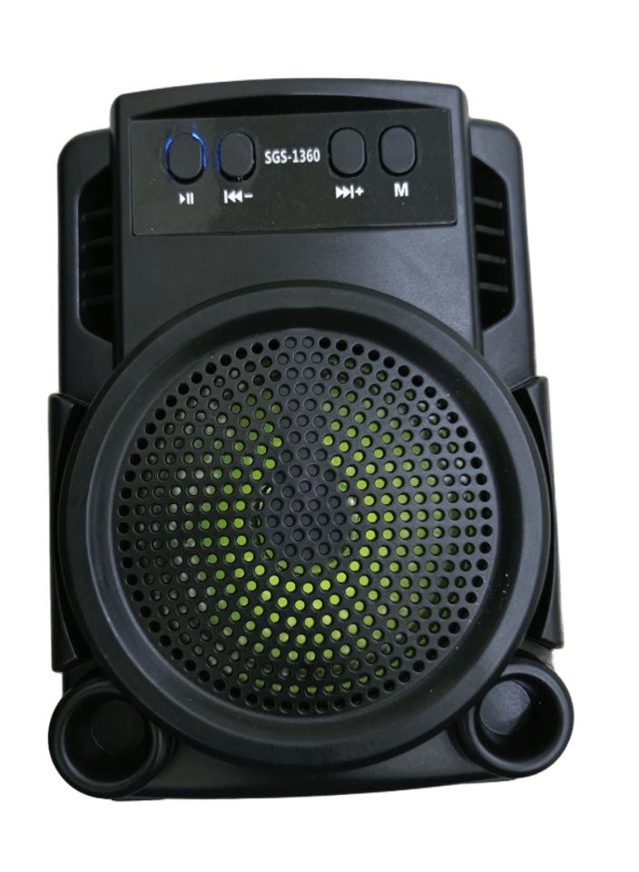 Portable Bluetooth Speaker with Enhanced Sound in a Small Size, Black, Bluetooth Connectivity, GTS1360 Speaker - Image 2