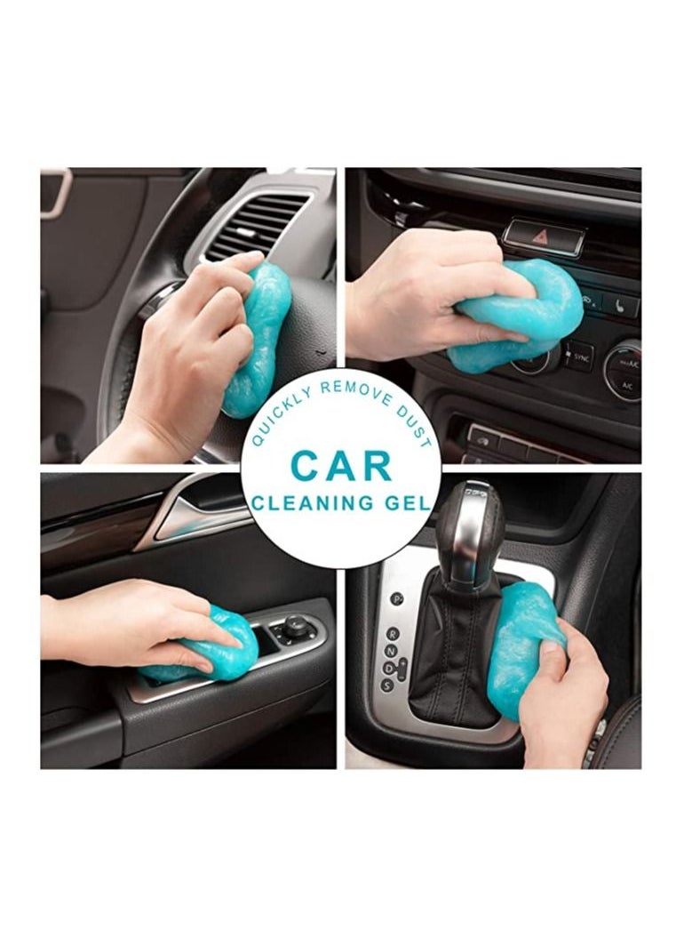 Slime Gel for cleaning keyboards, drawers and cars Flexible and reusable more than once, a comprehensive cleaning of dust for laptops, printers, cameras and remote controls (70 grams)