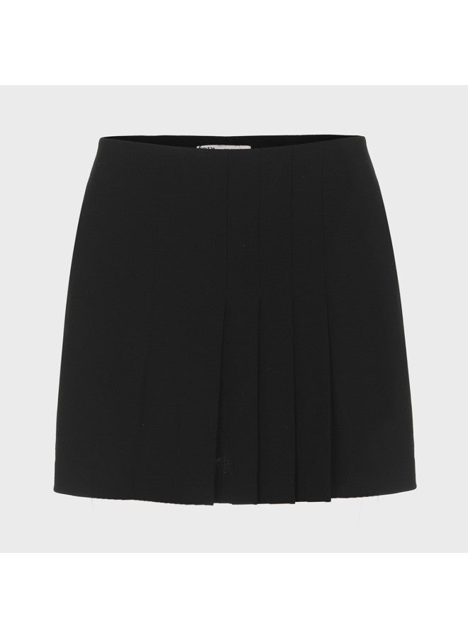 Zara versatile Sweet Pleated A-line Mini Skirt - Simple & Comfortable - Image 2