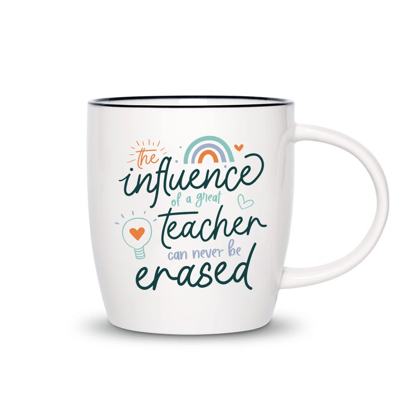 Ugiftcorner Teacher Mug Teacher Appreciation Gifts Christmas Birthday Thanksgiving Graduation Thank You Gifts for Women Men Ceramic Novelty Mug Cup 13 oz