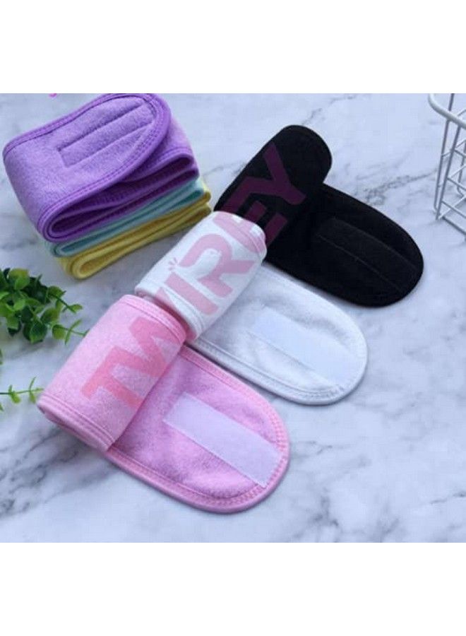 TWIREY Adjustable Premium Cotton Facial Headbands For Women And Men Stretchable Facial Head Band (Multicolour) (Pack Of 2)(Facial Band) - Image 3