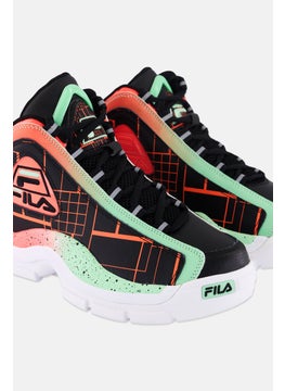 FILA Kids Boy Grant Hill 2 Lace Up Basket Ball Shoes, Multicolor  - Image 2