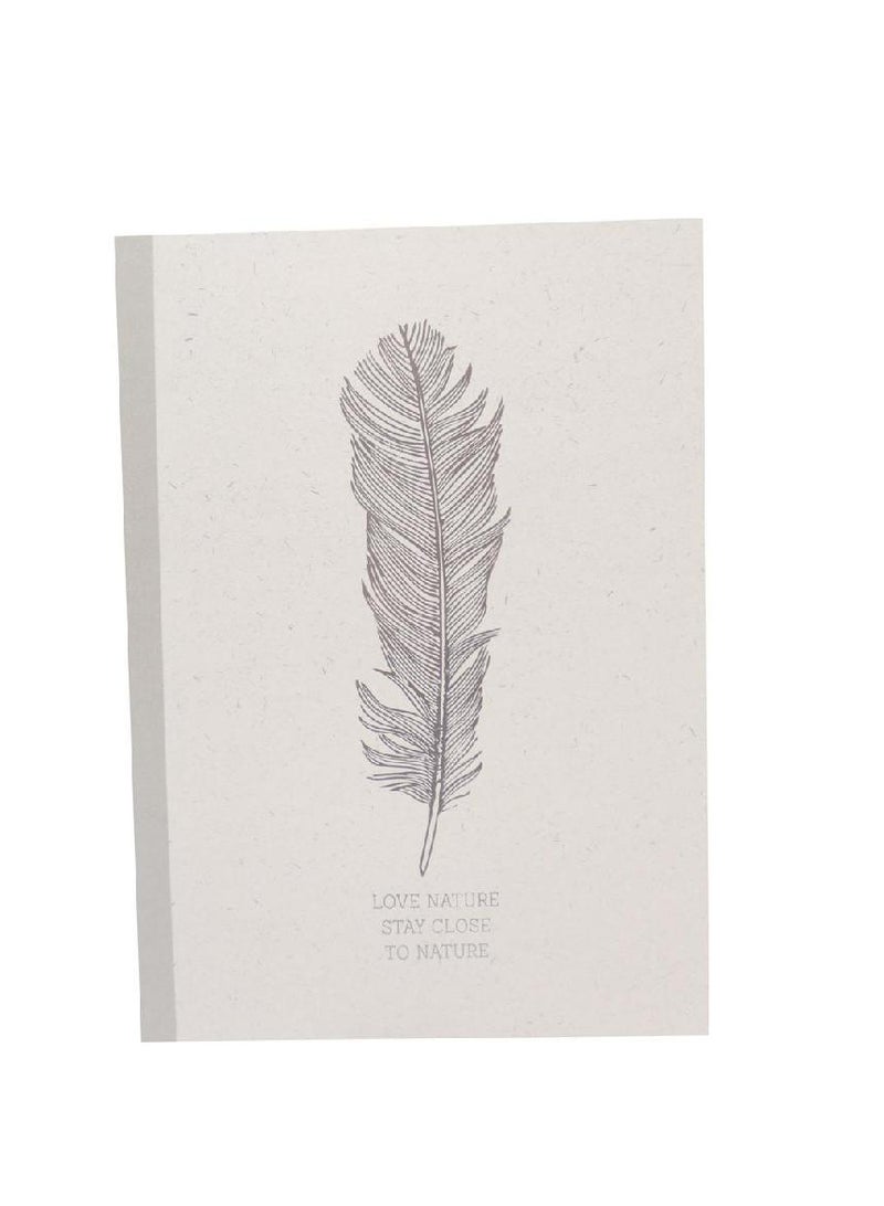ROCO Notebook Feather Love NatureB5160 Pages (80 Sheets) - Image 1