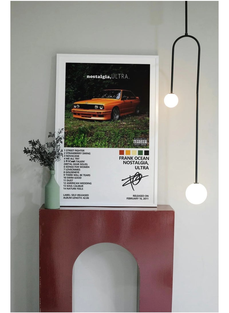 TNESSENTIAL FRANK OCEAN NOSTALGIA CANVAS POSTER