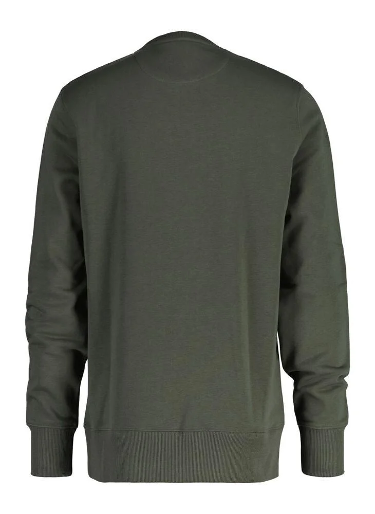 غانت Gant Embossed Crew Neck Sweatshirt