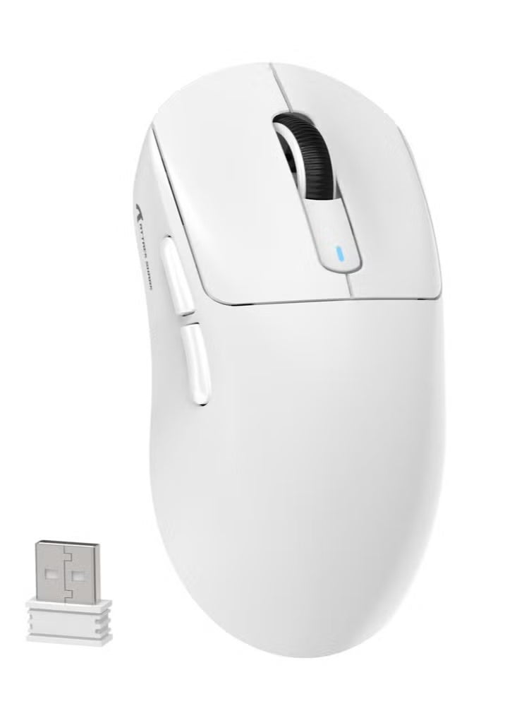 هجوم القرش ماوس ألعاب لاسلكي خفيف الوزن X3 بثلاثة أوضاع: 2.4 جيجا هرتز/سلكي USB-C/بلوتوث، دقة تصل إلى 26 ألف نقطة في البوصة، مستشعر بصري PAW3395، 5 أزرار قابلة للبرمجة لأجهزة الكمبيوتر الشخصية/المحمولة/ويندوز/ماك - Image 1