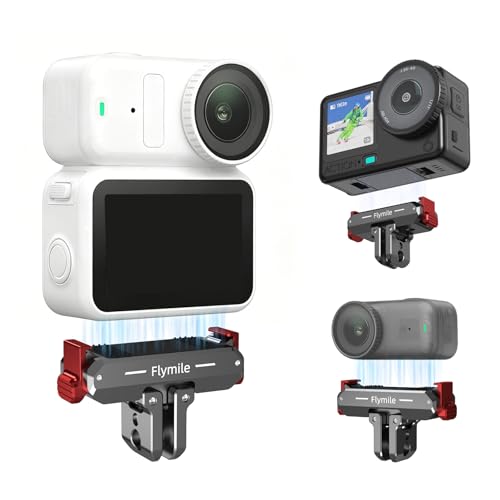 BRDRC Quick Release Mount for DJI Nano/Action 6 / Xtra Atto, Aluminum Alloy Magnetic Expansion Adapter with Go Pro & 1/4 Inch Screw Adapter for DJI Osmo Nano/Action 6 / Xtra Atto Accessories - Image 1