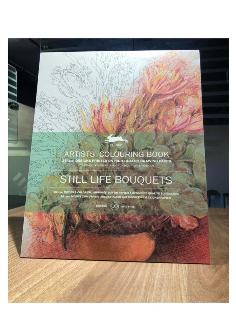 Pepin Still Life Bouquets Coloring Book - Image 1