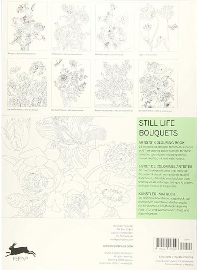 Pepin Still Life Bouquets Coloring Book - Image 2