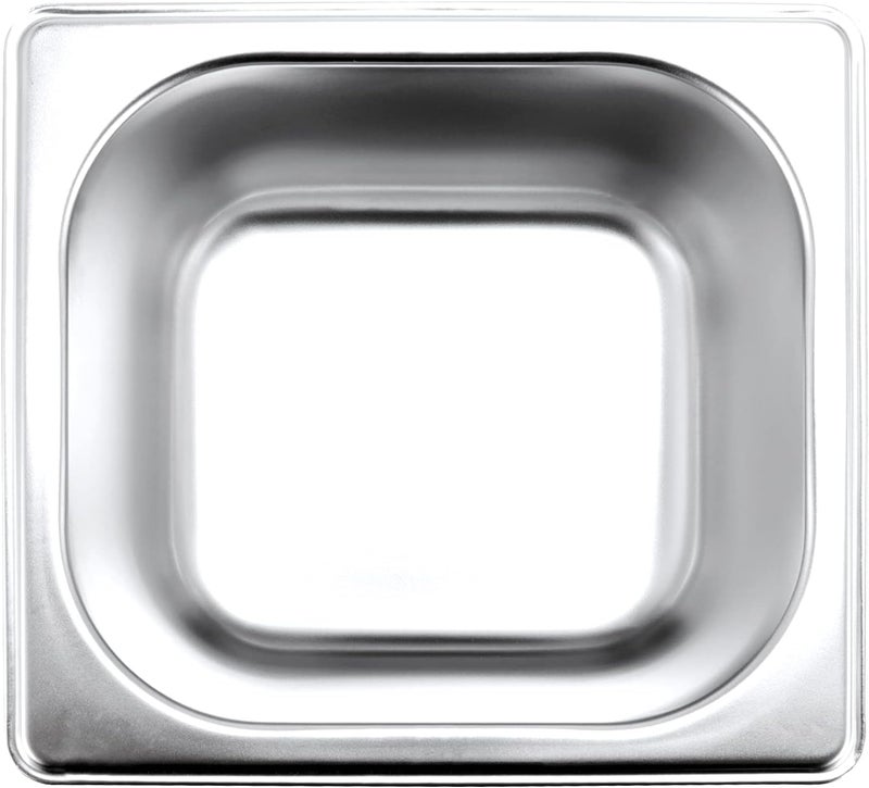 JAPCHET JAPCHET 8 Pack 16 Size 212 Inch Deep Steam Pan Steam Table Chafer Pan Stainless Steel Hotel Pan Food Pan for Buffet Restaurants Catering - Image 4