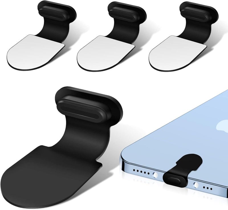 Type C Charging Port Silicone Dust Cover Lightweight Easy Install Water Resistant Plug White And Black Smart Daily Protection For Phones Tablets And Home Devices - Image 4