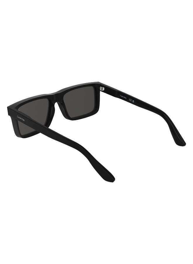 CALVIN KLEIN FULL RIM ACETATE CALVIN KLEIN SUN CK25535S 5717 (001) BLACK - Image 2