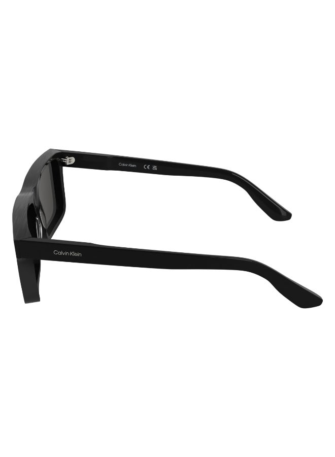 CALVIN KLEIN FULL RIM ACETATE CALVIN KLEIN SUN CK25535S 5717 (001) BLACK - Image 1