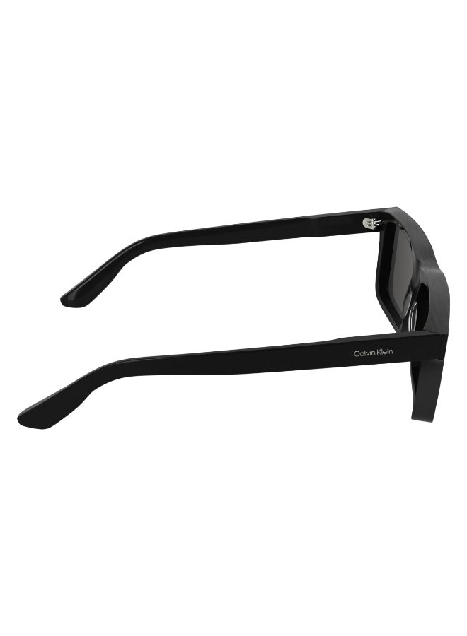 CALVIN KLEIN FULL RIM ACETATE CALVIN KLEIN SUN CK25535S 5717 (001) BLACK - Image 5