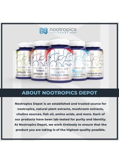 Nootropics Depot Rhodiola Rosea Capsules ; 500Mg ; 3% Rosavins ; 60 Count ; Adaptogen Herb ; Ayurvedic Supplement ; Supports Healthy Stress Levels* ; Promotes Brain Health*  - Image 4