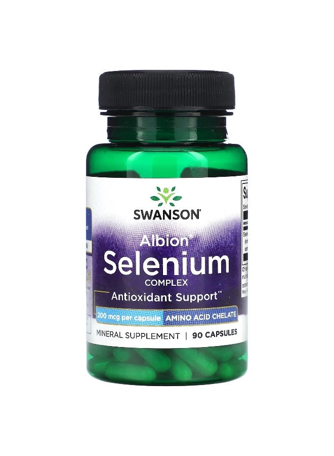 سوانسون، مركب السيلينيوم من ألباين، 200 ميكروغرام، 90 كبسولة